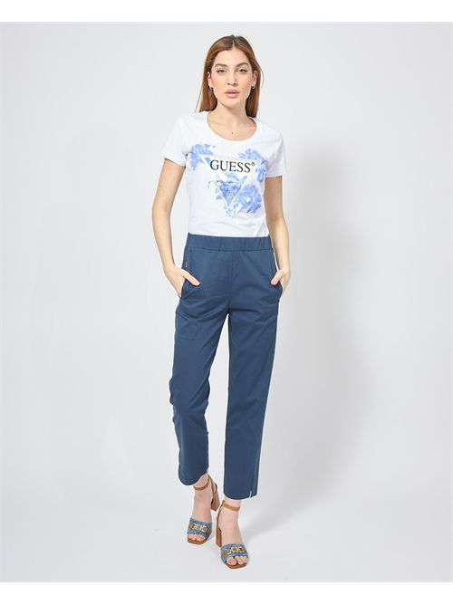 Pantalon bleu Jijil avec taille élastique JIJIL | PA3020370