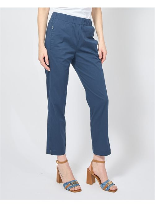 Pantalon bleu Jijil avec taille élastique JIJIL | PA3020370