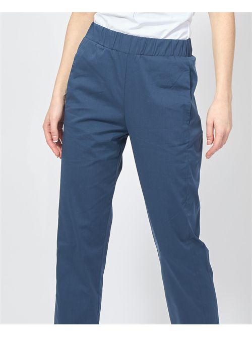 Pantalon bleu Jijil avec taille élastique JIJIL | PA3020370