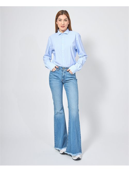 Jijil women's jeans with fringes on the hem JIJIL | PJ1000042