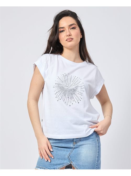 T-shirt Jijil con strass sul davanti JIJIL | TS1370001