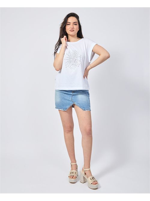 T-shirt Jijil con strass sul davanti JIJIL | TS1370001