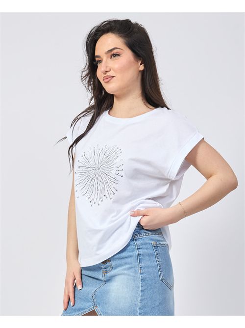 T-shirt Jijil con strass sul davanti JIJIL | TS1370001