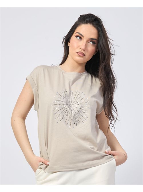 Jijil Rhinestone Front T-Shirt JIJIL | TS1370361