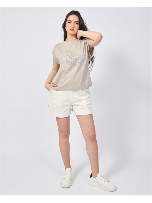 T-shirt Jijil con strass sul davanti JIJIL | TS1370361