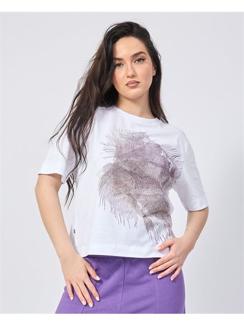 Jijil Crewneck T-shirt with Front Print JIJIL | TS2281460