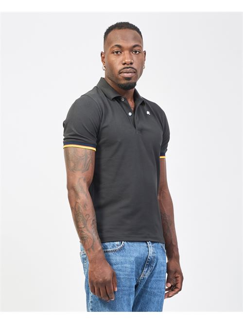 Polo homme Vincent de K-way en piqué de coton K-WAY | K1125BW-VINCENTUSY