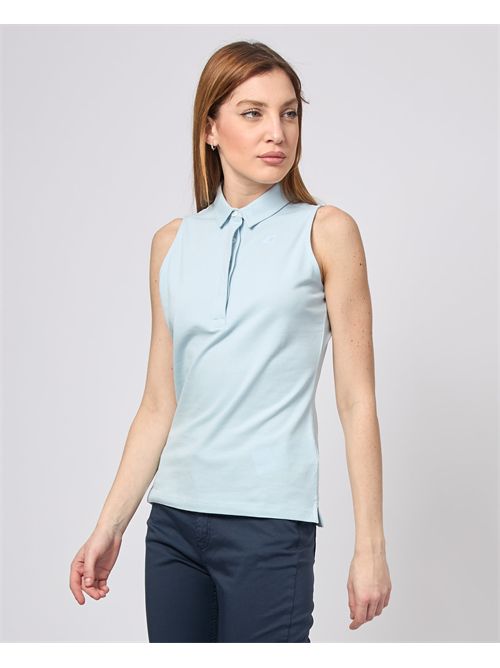 Polo donna Amedea di K-way in piquet elasticizzato K-WAY | K1127HW-ADOUR121