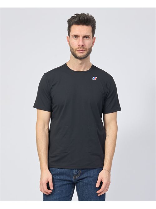 T-shirt K-way Seril da uomo in cotone con logo K-WAY | K1141LW-SERILUSY