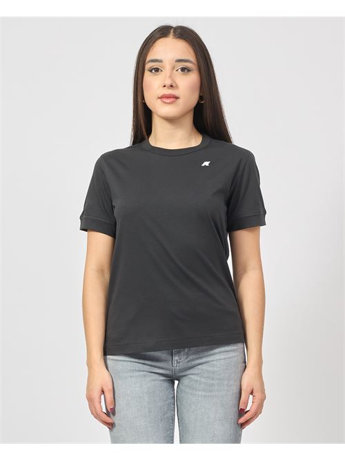 T-shirt K-way Emel in cotone vestibilità regolare K-WAY | K2122UW-EMELUSY