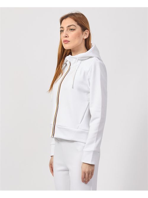 Divine K-way hoodie with logo K-WAY | K2132CW-DIVINE001