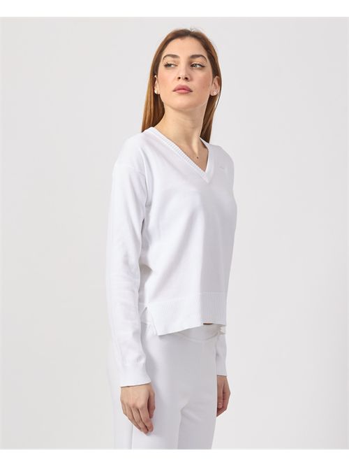 Pull femme Adine de K-way avec col V K-WAY | K2135SW-ADINE001