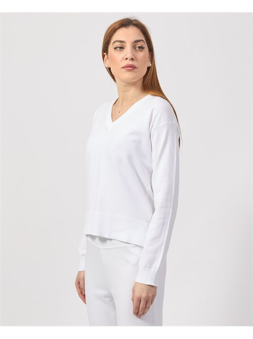 Pull femme Adine de K-way avec col V K-WAY | K2135SW-ADINE001