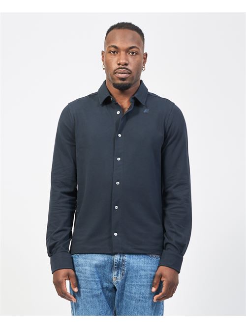 Chemise homme K-way Timothee avec logo K-WAY | K21425W-TIMOTHEEK89