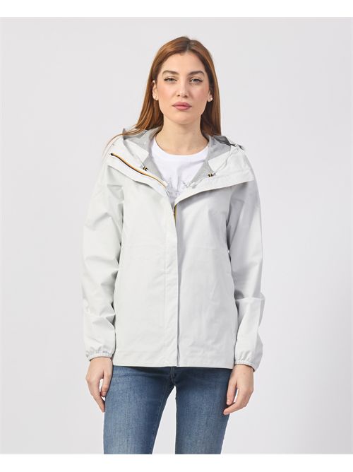 Veste K-way Marguerite à capuche et zip caché K-WAY | K31382W-MARGUERITE001