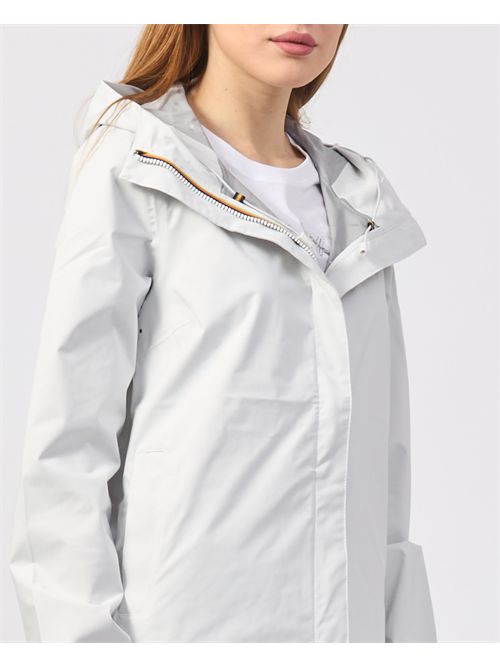 Veste K-way Marguerite à capuche et zip caché K-WAY | K31382W-MARGUERITE001