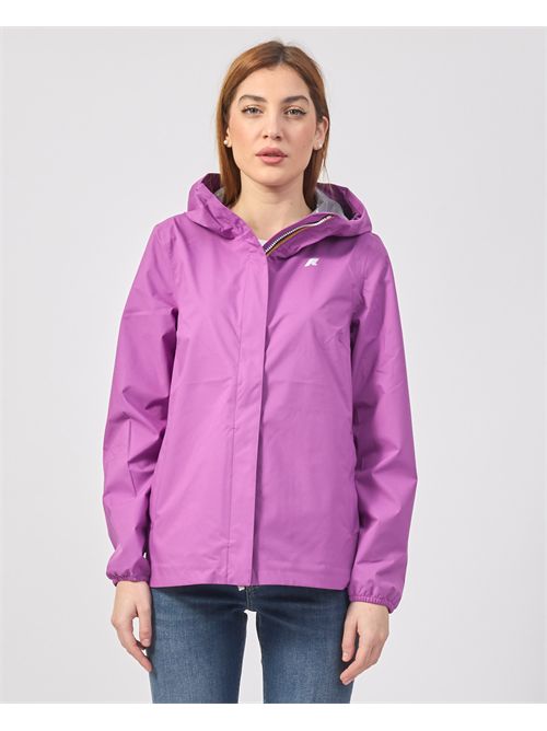 Veste K-way Marguerite à capuche et zip caché K-WAY | K31382W-MARGUERITE521