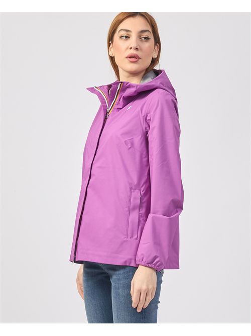 Veste K-way Marguerite à capuche et zip caché K-WAY | K31382W-MARGUERITE521