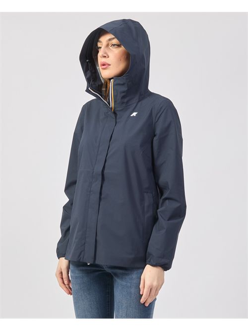 K-way Marguerite jacket with hood and hidden zip K-WAY | K31382W-MARGUERITEK89