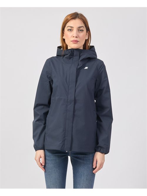 Veste K-way Marguerite à capuche et zip caché K-WAY | K31382W-MARGUERITEK89