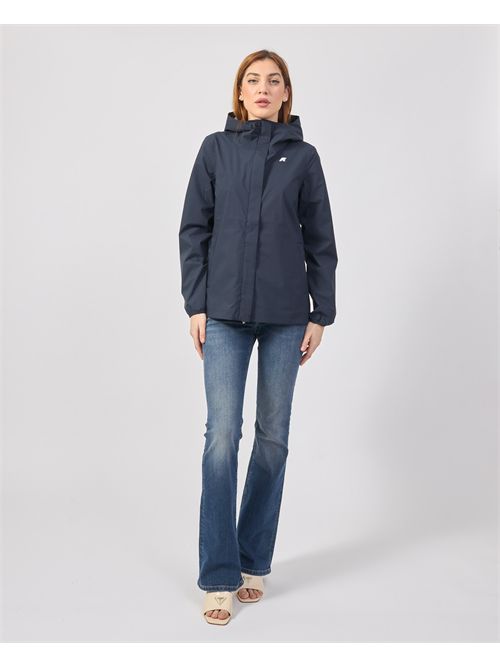 Veste K-way Marguerite à capuche et zip caché K-WAY | K31382W-MARGUERITEK89