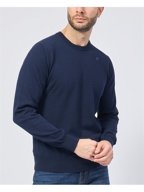 Pull col rond K-way Sebastien avec logo K-WAY | K4122YW-SEBASTIENK89