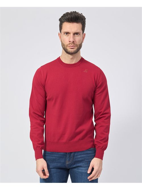 Pull col rond K-way Sebastien avec logo K-WAY | K4122YW-SEBASTIENM26