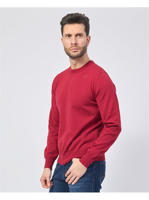 Pull col rond K-way Sebastien avec logo K-WAY | K4122YW-SEBASTIENM26