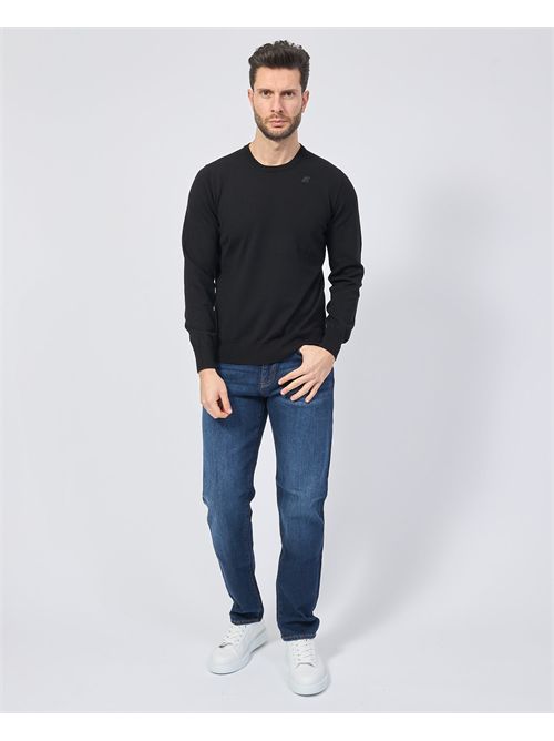 K-way Sebastien crewneck sweater with logo K-WAY | K4122YW-SEBASTIENUSY