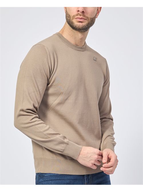 Pull col rond K-way Sebastien avec logo K-WAY | K4122YW-SEBASTIENWG9