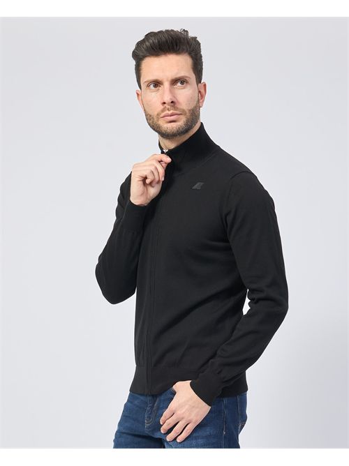 Finny K-way full zip cotton sweater