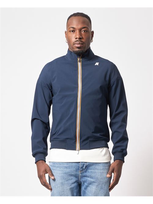 Arsene men's jacket by K-way slim with logo K-WAY | K5123HW-ARSENEK89