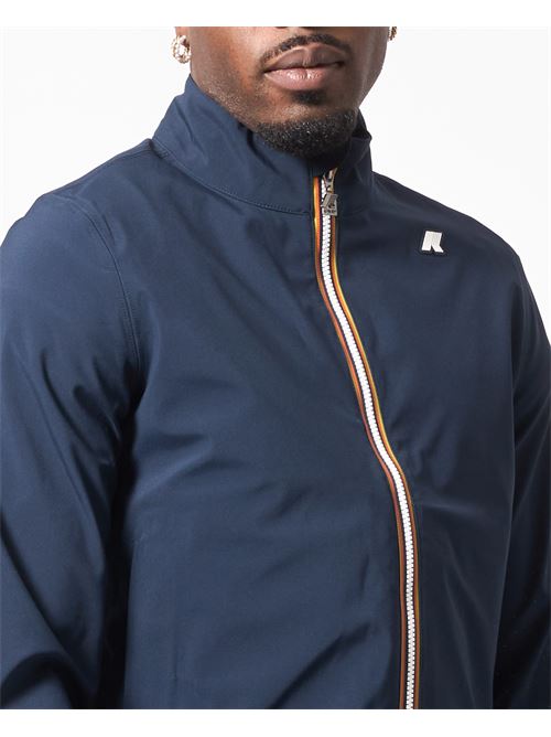 Arsene men's jacket by K-way slim with logo K-WAY | K5123HW-ARSENEK89