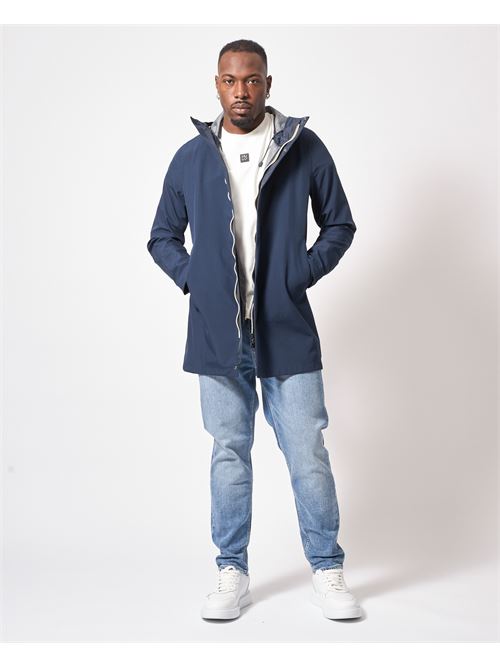 Tommy Bonded Men's Parka by K-way with Hood