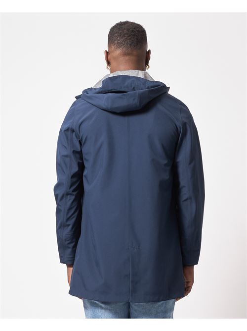 Tommy Bonded Men's Parka by K-way with Hood K-WAY | K5126SW-TOMMYK89