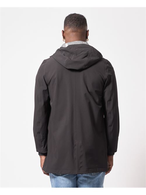 Tommy Bonded Men's Parka by K-way with Hood K-WAY | K5126SW-TOMMYUSY