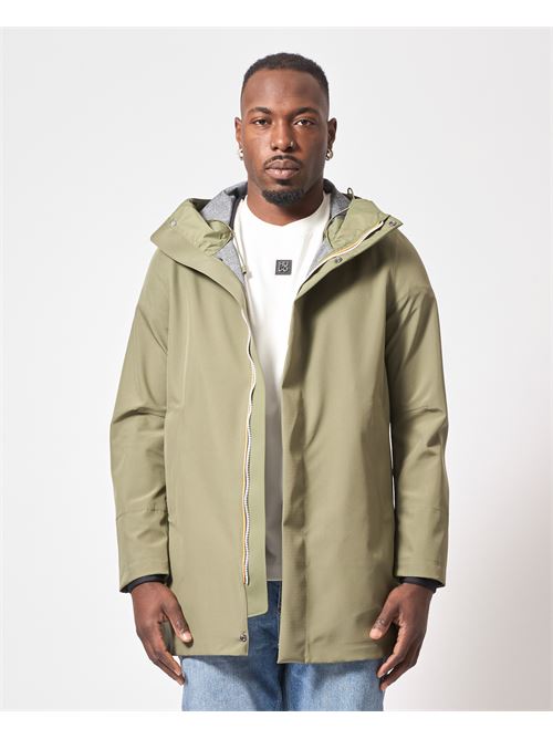 Tommy Bonded Men's Parka by K-way with Hood K-WAY | K5126SW-TOMMYV15