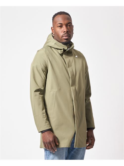 Tommy Bonded Men's Parka by K-way with Hood K-WAY | K5126SW-TOMMYV15