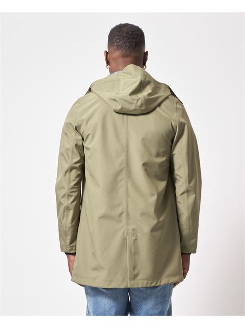 Tommy Bonded Men's Parka by K-way with Hood K-WAY | K5126SW-TOMMYV15