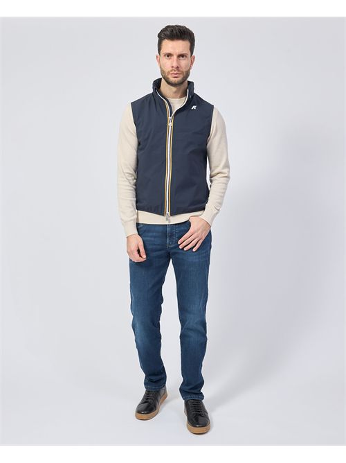 Valen vest jacket by K-way in technical fabric K-WAY | K5127SW-VALENK89