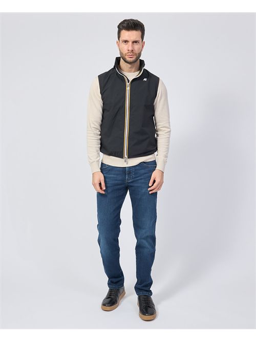 Valen vest jacket by K-way in technical fabric K-WAY | K5127SW-VALENUSY