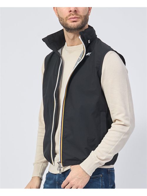 Valen vest jacket by K-way in technical fabric K-WAY | K5127SW-VALENUSY