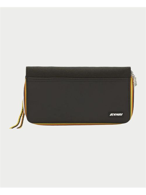 Fluy wallet by K-way full zip with logo K-WAY | K6116IW-FLUYUSY