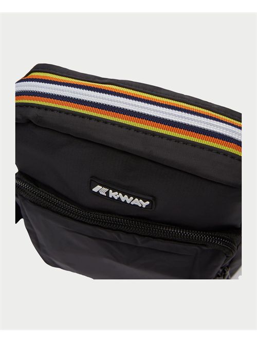 Sac bandoulière Erloy de K-way avec logo en silicone K-WAY | K7116VW-ERLOYUSY