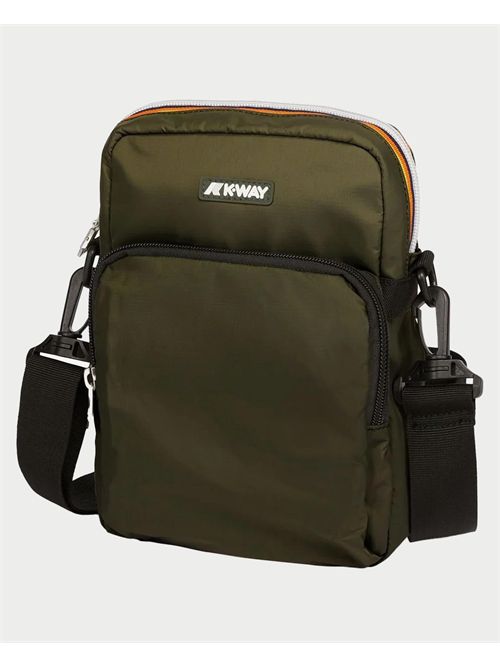 Sac bandoulière Erloy de K-way avec logo en silicone K-WAY | K7116VW-ERLOYWMR