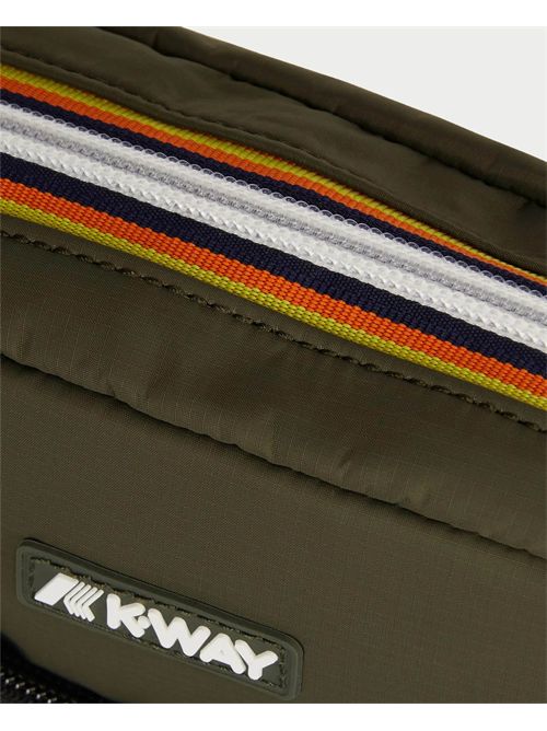 Sac bandoulière Erloy de K-way avec logo en silicone K-WAY | K7116VW-ERLOYWMR