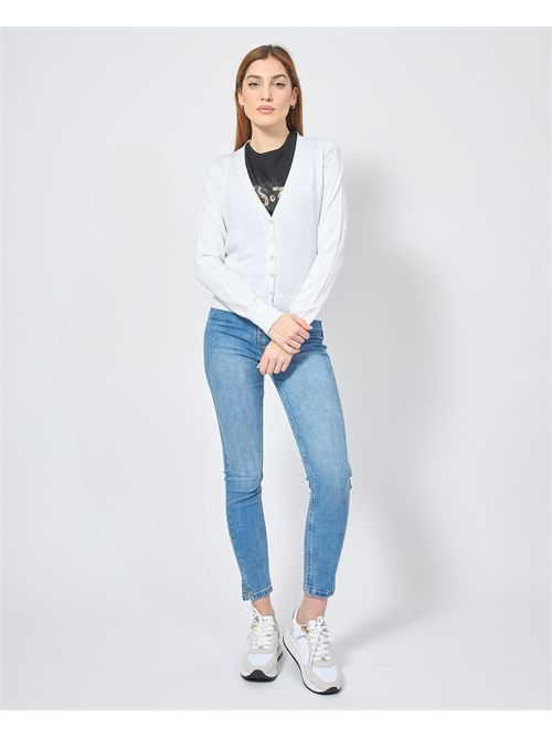 Cardigan donna Markup con scollo a V MARKUP | MW10003BIANCO