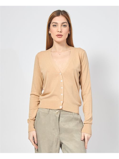 Markup Women's Cardigan with V-Neck MARKUP | MW10003NUDE