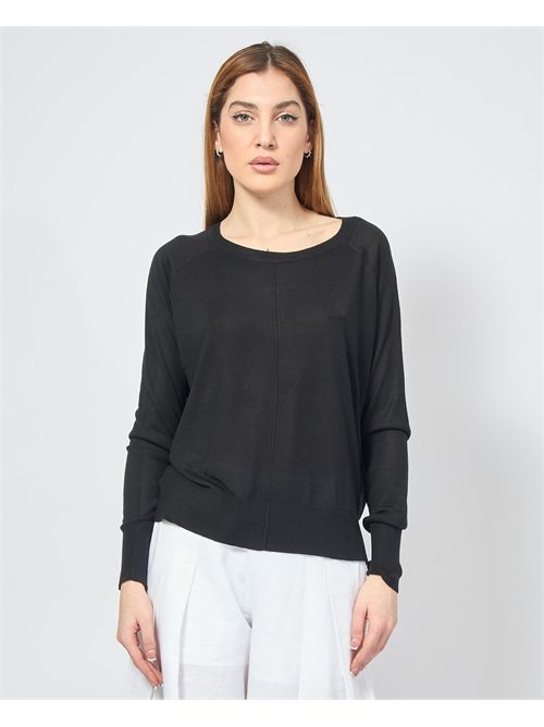 Pullover Mark Uo misto mohair scollo a barca MARKUP | MW10011NERO