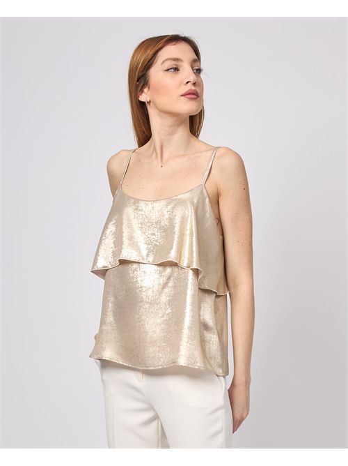 Top donna Markup con bretelle e rouge MARKUP | MW861311ORO